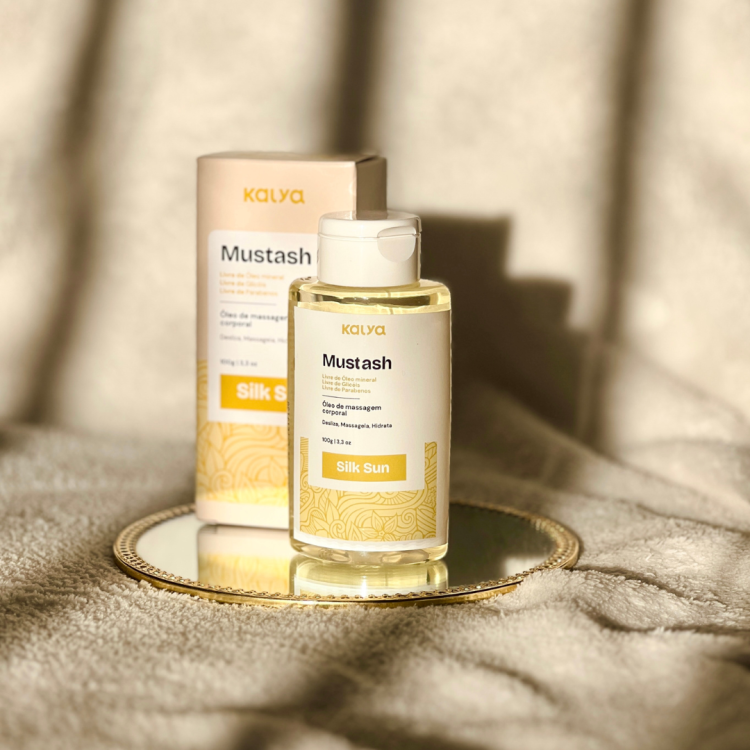 MUSTASH SILK SUN - ÓLEO DE MASSAGEM COM CALOR MUSTASH SILK SUN - ÓLEO DE MASSAGEM COM CALOR