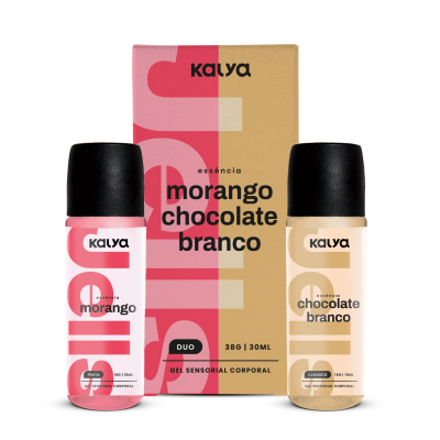 JELLS DUO MORANGO E CHOCOLATE BRANCO  -  DUAS EXPERIÊNCIAS DIFERENTES EM 1 CAIXA