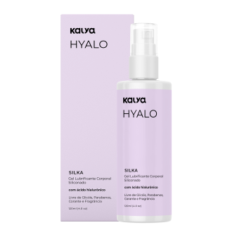 HYALO SILKA - GEL LUB  À BASE DE SILICONE E ÁCIDO HIALURÔNICO SEM PERFUME