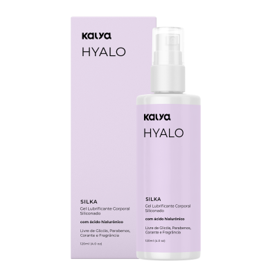 HYALO SILKA - GEL LUB  À BASE DE SILICONE E ÁCIDO HIALURÔNICO SEM PERFUME