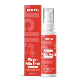 ÓLEO MASSAGEM BEIJÁVEL MIX RED (FRUTAS VERMELHAS) JELLS BEJIN 