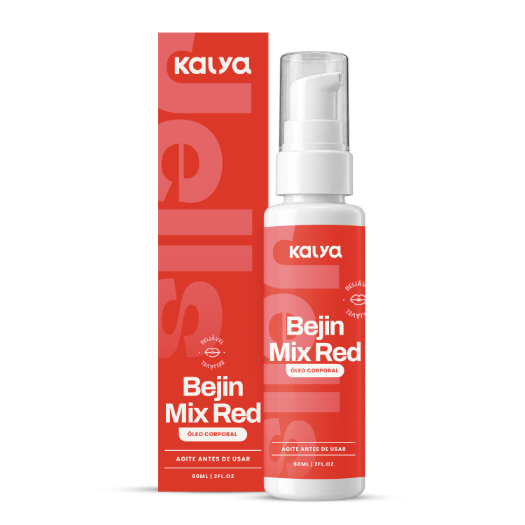 ÓLEO MASSAGEM BEIJÁVEL MIX RED (FRUTAS VERMELHAS) JELLS BEJIN 