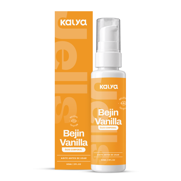 ÓLEO MASSAGEM BEIJÁVEL VANILLA JELLS BEJIN