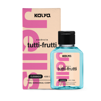 JELLS TUTTI-FRUTTI - SENSAÇÃO DE CALOR SUAVE BEIJÁVEL - PARA BRINCADEIRAS ORAIS