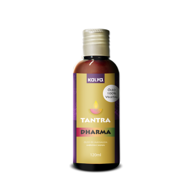 TANTRA DHARMA AMENDOA E JASMIM - ÓLEO DE MASSAGEM SENSUAL 100% VEGETAL