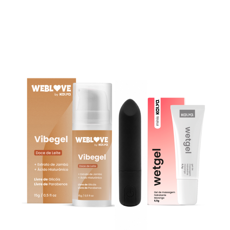 KIT VIBRA & PULSA PRA ELA DOCE DE LEITE KIT VIBRA & PULSA PRA ELA DOCE DE LEITE