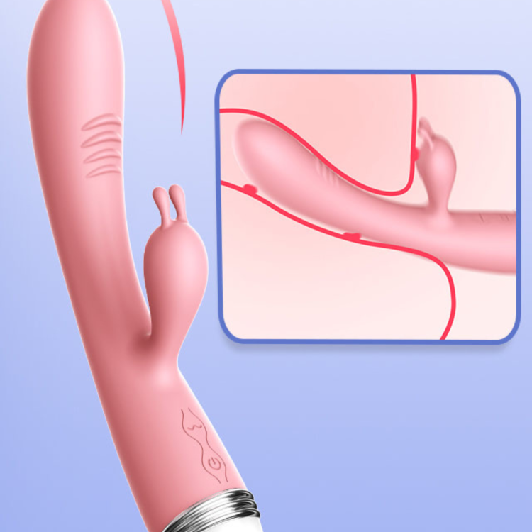 VIBRADOR COM DUPLO ESTÍMULO RECARREGÁVEL
